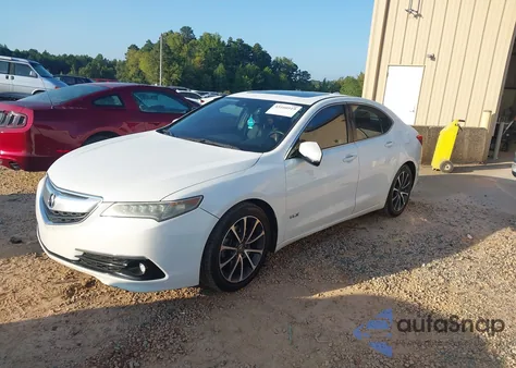 2015 Acura Tlx V6 Tech z USA, uszkodzony, nr VIN 19UUB2F58FA011486